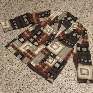 Vintage Printed  Blazer